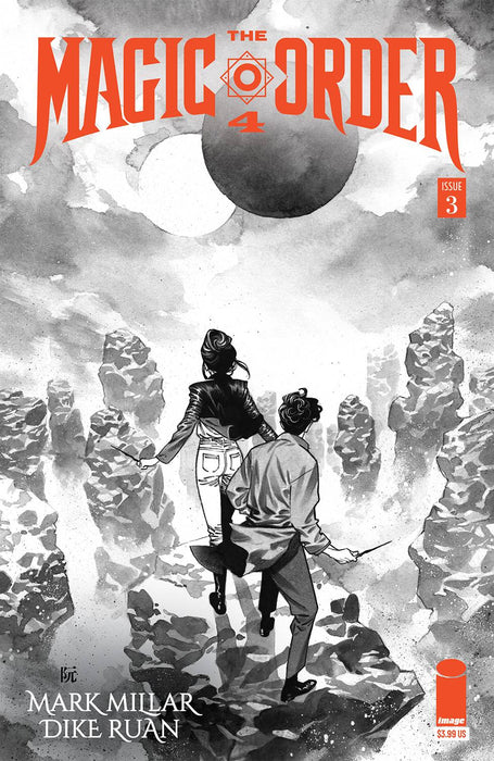 MAGIC ORDER 4 #3 (OF 6) CVR B RUAN B&W