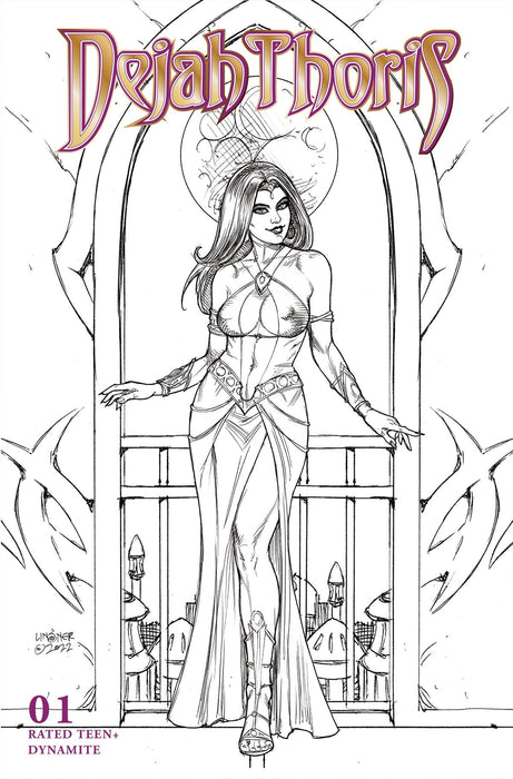 DEJAH THORIS (2023) #1 CVR J 15 COPY INCV LINSNER LINE ART