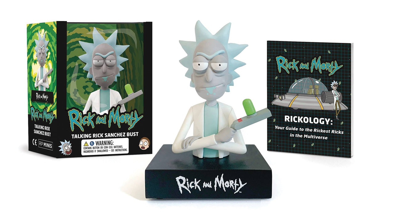 RICK AND MORTY TALKING RICK SANCHEZ BUST KIT