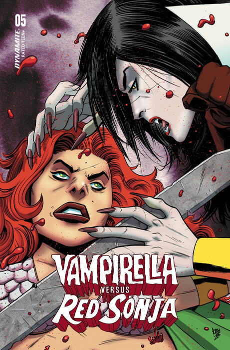 VAMPIRELLA VS RED SONJA #5 CVR D MOSS