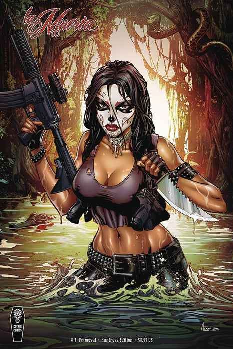 LA MUERTA PRIMEVAL ONESHOT CVR B HUNTRESS ED (Signed by Brian Pulido)