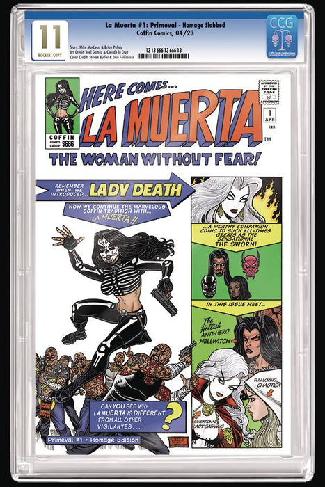 LA MUERTA PRIMEVAL ONESHOT CVR D HOMAGE ED (Signed by Brian Pulido)