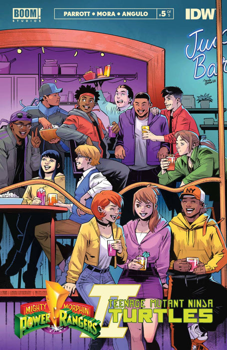 MMPR TMNT II #5 (OF 5) CVR I 50 COPY INCV ORTEGA