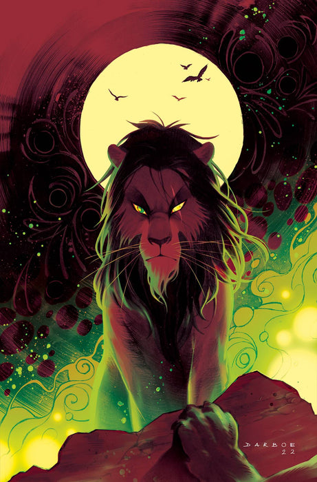 DISNEY VILLAINS SCAR #1 CVR Q 150 COPY INCV DARBOE VIRGIN FOIL