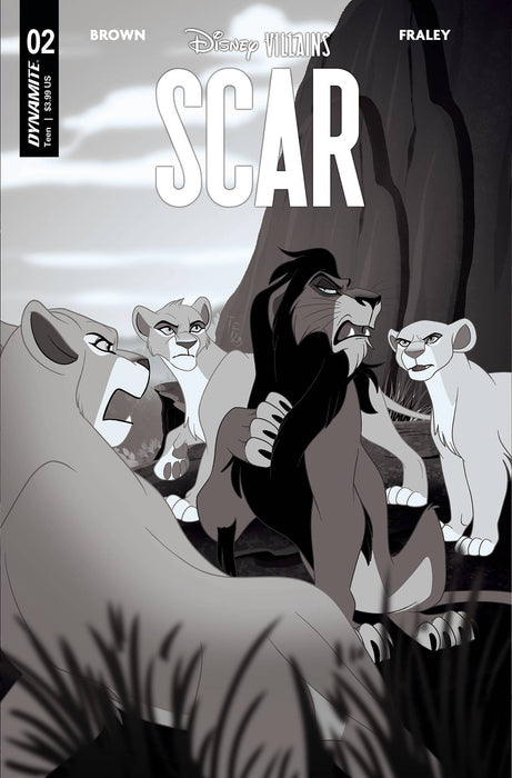 DISNEY VILLAINS SCAR #2 CVR G 10 COPY INCV FORSTNER B&W