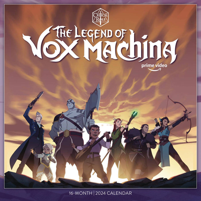 LEGEND OF VOX MACHINA 2024 WALL CALENDAR