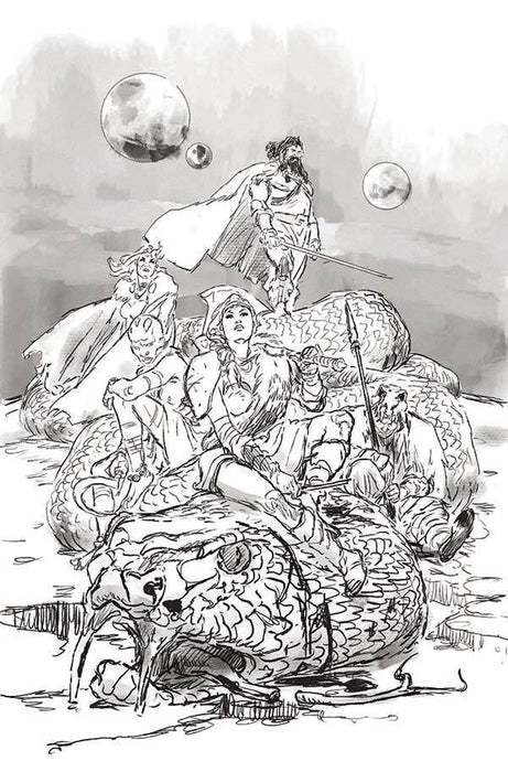 MIGHTY BARBARIANS #3 CVR I 50 COPY YARSKI LINE ART INCV
