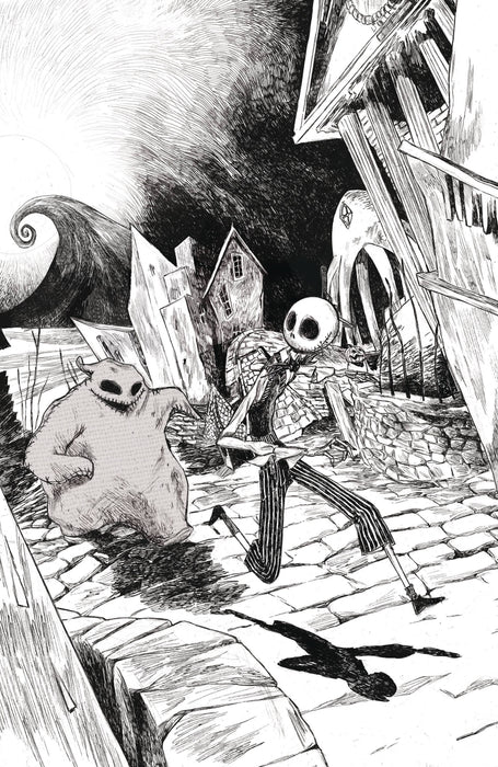 NBX BATTLE FOR PUMPKIN KING #1 (OF 5) CVR B B&W VIRGIN