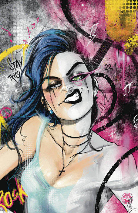 REBEL GRRRLS #1 CVR M 20 COPY FANTINI VIRGIN HOLOFOIL