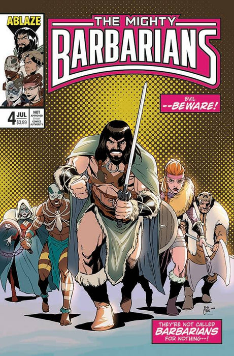 MIGHTY BARBARIANS #4 CVR D CASAS HOMAGE