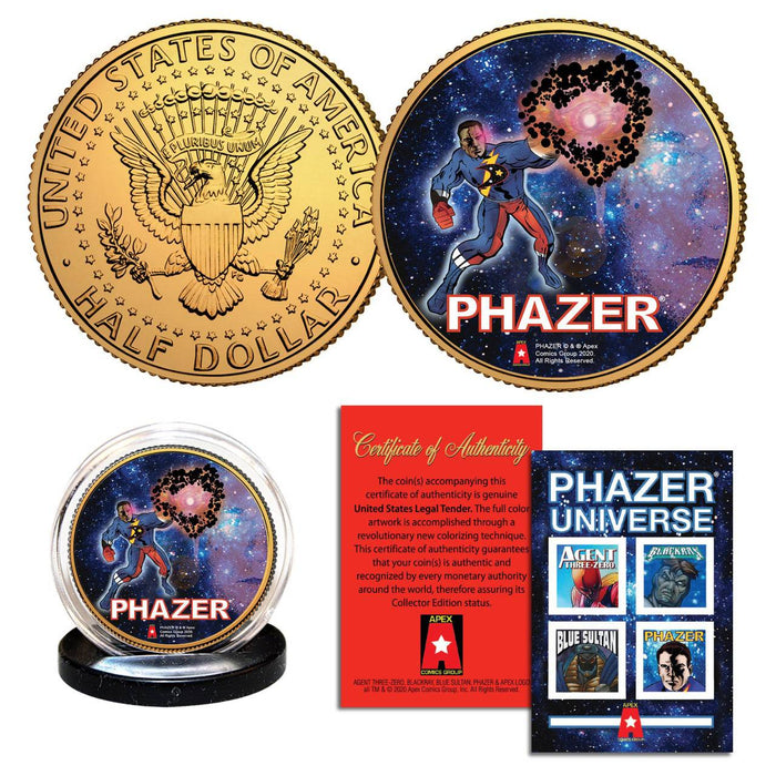 PHAZER COLLECTIBLE 24KT GOLD-PLATED COIN