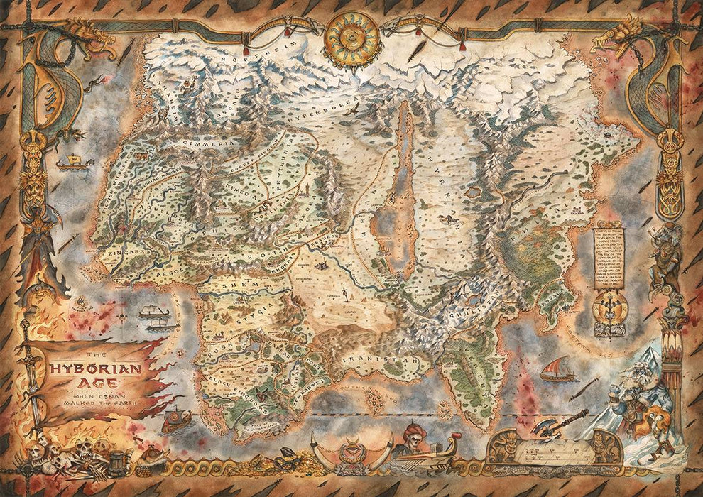 CONAN BARBARIAN #1 CVR G WRAP HYBORIAN AGE MAP