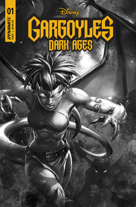 GARGOYLES DARK AGES #1 CVR J 10 COPY CRAIN B&W