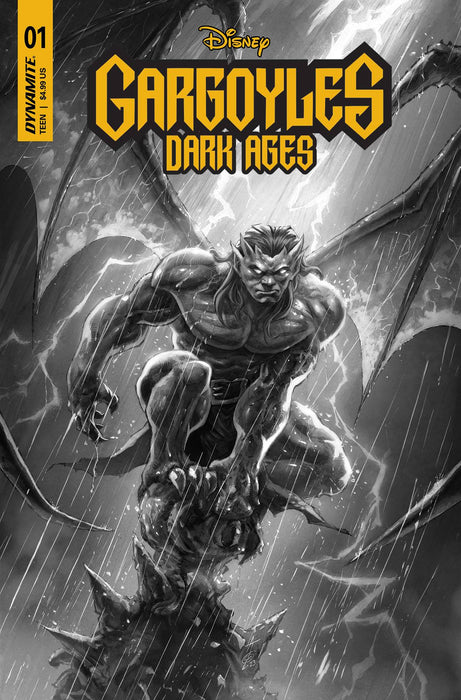 GARGOYLES DARK AGES #1 CVR M 15 COPY QUAH B&W
