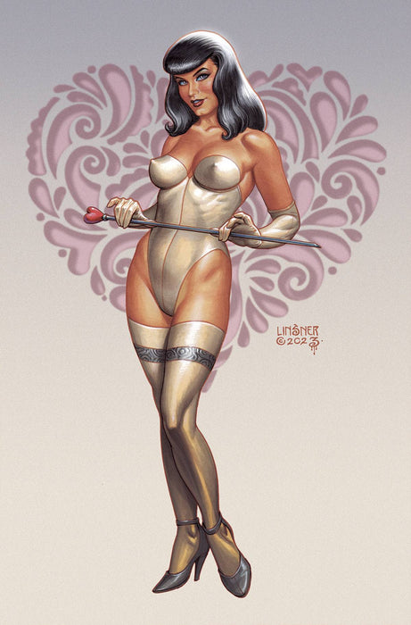 BETTIE PAGE #2 CVR L LINSNER LTD VIRGIN