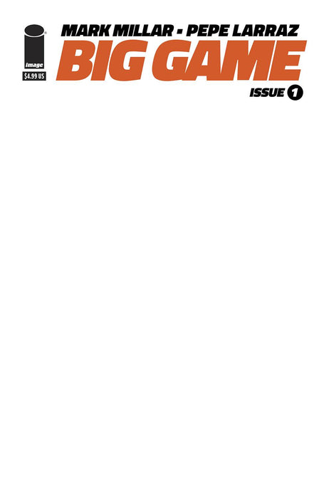 BIG GAME #1 (OF 5) CVR G BLANK SKETCH CVR