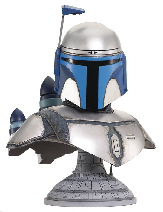 SW LEGENDS 3D ATTACK OF THE CLONES JANGO FETT 1/2 SCALE BUST
