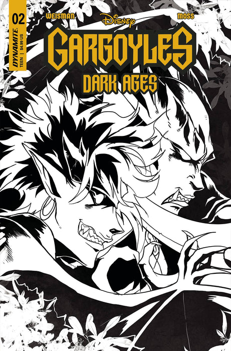 GARGOYLES DARK AGES #2 CVR L 20 COPY INCV DANINO LINE ART