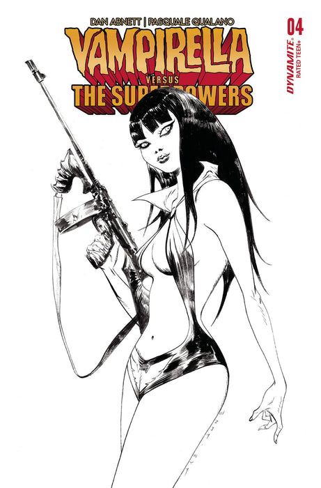 VAMPIRELLA VS SUPERPOWERS #4 CVR G 10 COPY INCV LEE B&W