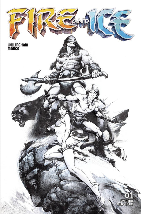 FIRE AND ICE #1 CVR K 20 COPY INCV MANCO LINE ART