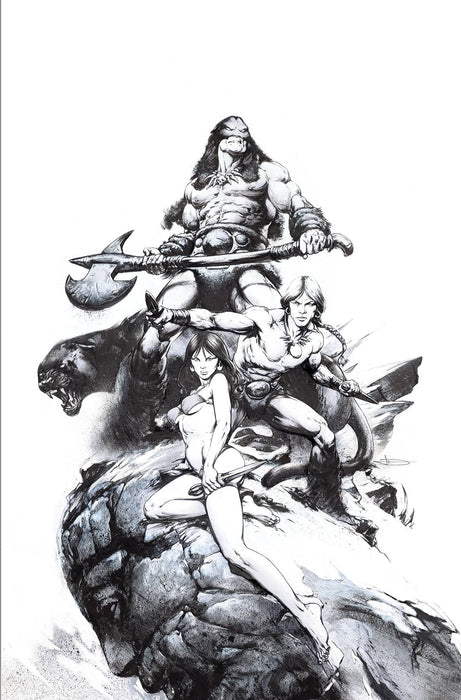 FIRE AND ICE #1 CVR O 25 COPY INCV MANCO LINE ART VIRGIN