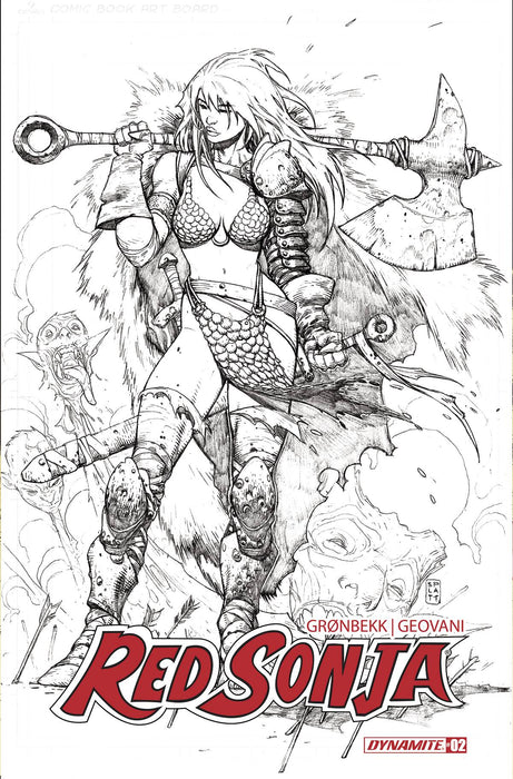 RED SONJA 2023 #2 CVR L 15 COPY PLATT LINE ART