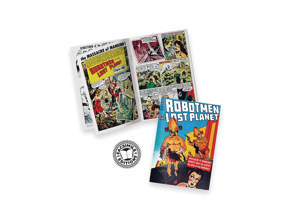 PS ARTBOOKS ROBOTMEN OF THE LOST PLANET FACSMILE ED