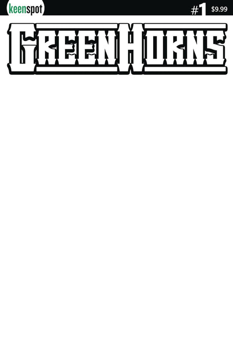 GREENHORNS #1 CVR I WHITE BLANK SKETCH