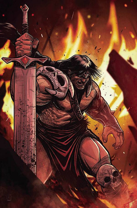 MIGHTY BARBARIANS #6 CVR G 30 COPY JM JOHNSON VIRGIN INCV