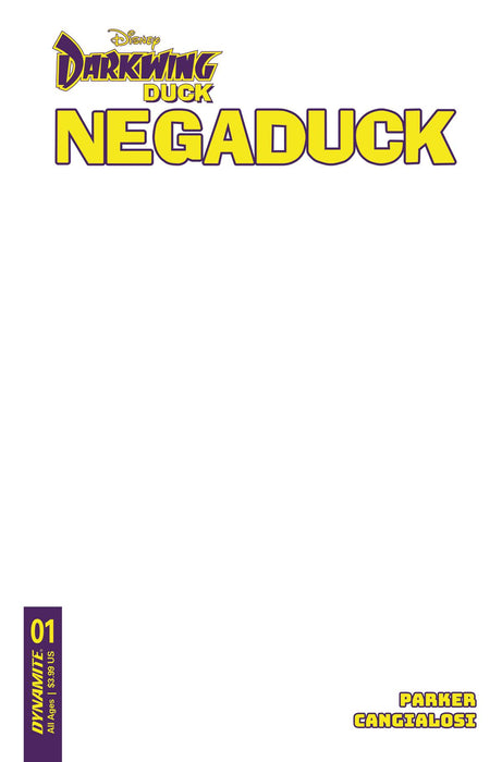 NEGADUCK #1 CVR F BLANK AUTHENTIX