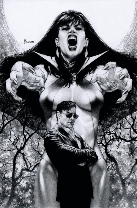 VAMPIRELLA DRACULA RAGE #2 CVR L 25 COPY INCV ANACLETO LINE ART VIRGIN
