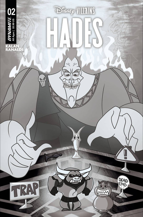 DISNEY VILLAINS HADES #2 CVR H 20 COPY INCV FORSTNER LINE ART