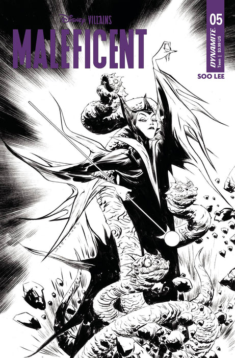 DISNEY VILLAINS MALEFICENT #5 CVR G 10 COPY INCV JAE LEE LINE ART