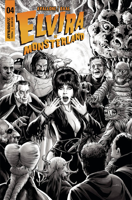 ELVIRA IN MONSTERLAND #5 CVR E 10 COPY INCV BAAL B&W