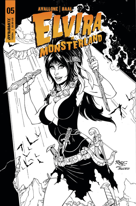 ELVIRA IN MONSTERLAND #5 CVR F 10 COPY INCV ROYLE B&W