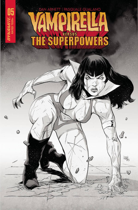 VAMPIRELLA VS SUPERPOWERS #5 CVR I 10 COPY INCV MOSS LINE ART