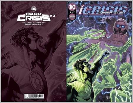 DARK CRISIS ON INFINITE EARTHS #3 Second Printing Cvr B Inc 1:25 Daniel Sampere Foil Card Stock