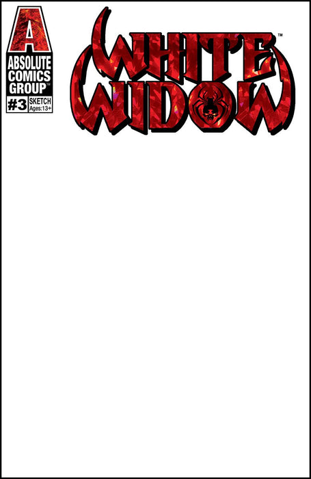 White Widow (2018) #3 (BLANK WITH RED FOIL VARIANT)