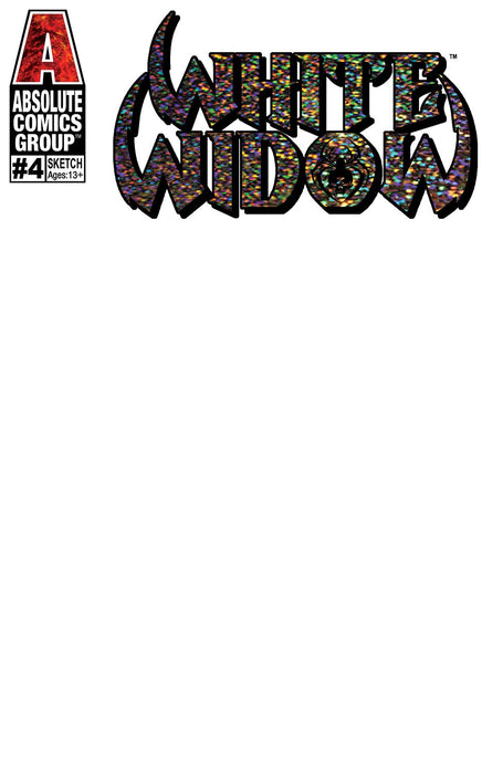White Widow (2018) #4 (BLACK FOIL BLANK VARIANT)