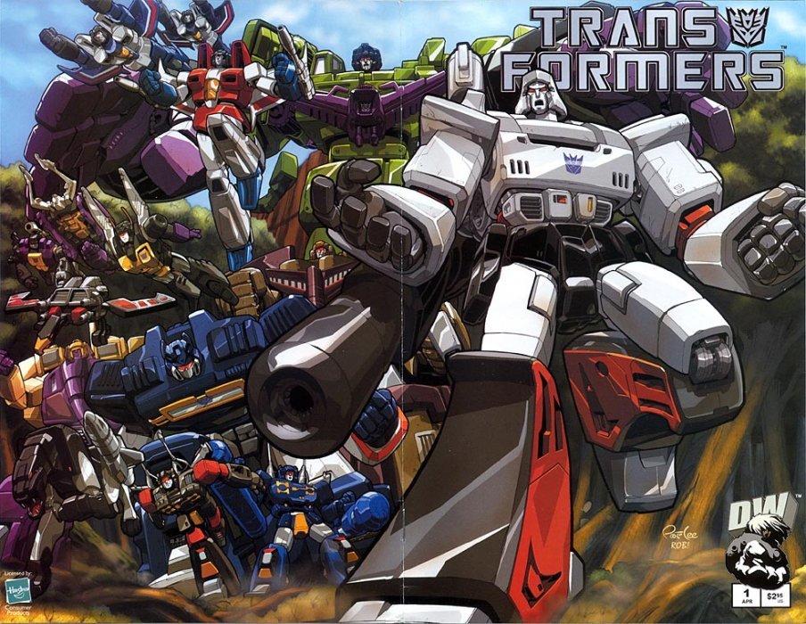 Transformers: Generation One (2002) #1 (Decepticon Cover)
