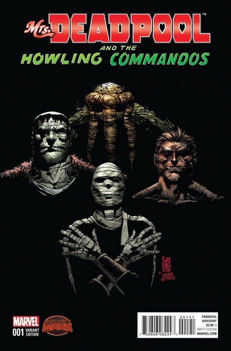 Mrs. Deadpool and the Howling Commandos (2015) #1 (1:20 Howling Variant)