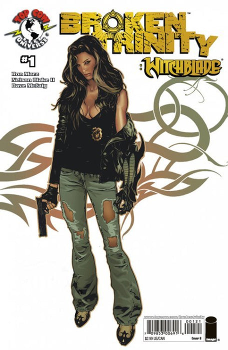 Broken Trinity/Witchblade (2008) #1 (Spokes Cover B)