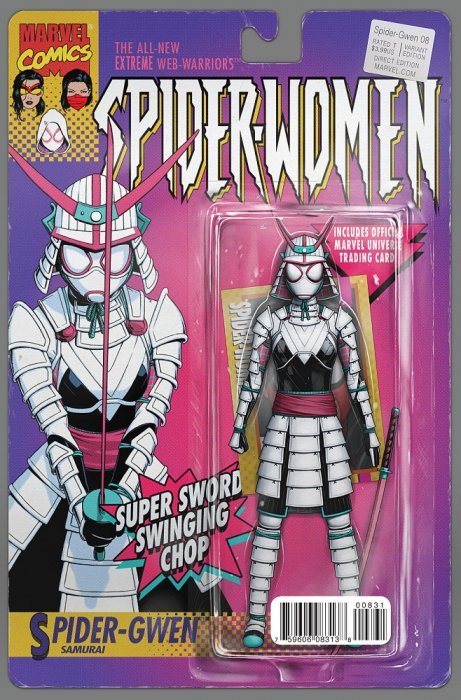 Spider-Gwen Volume 2 (2015) #8 (Christopher Action Figure Variant)