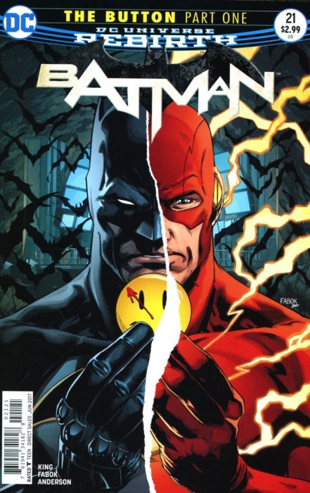 Batman (2016) #21 (Variant Jason Fabok Non-Lenticular Cover)