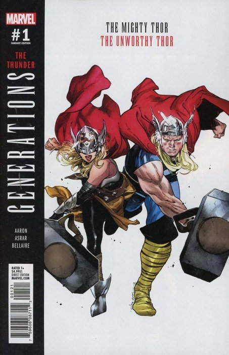 Generations Unworthy Thor & Mighty Thor (2017) #1