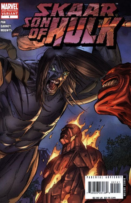 Skaar: Son of Hulk (2008) #1 (2nd Print Garney Variant)