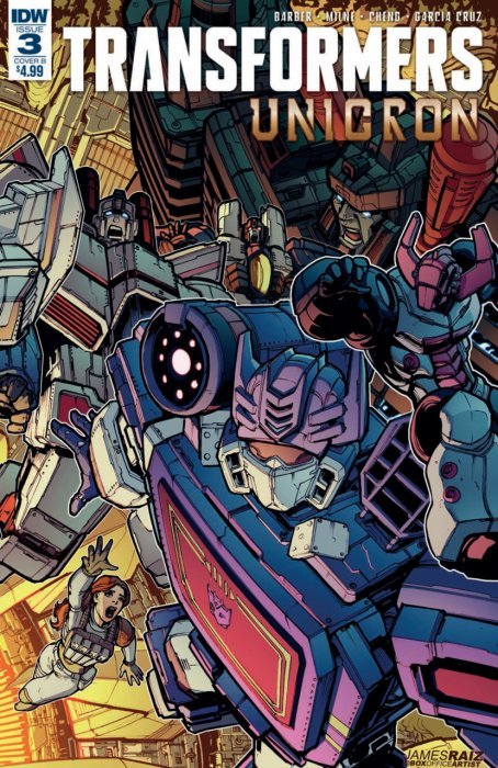 Transformers Unicron (2018) #3 (Cover B Raiz)
