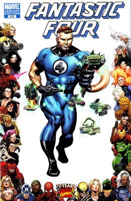 Fantastic Four (1998) #570 (1:10 70th Anniversary Frame Variant)