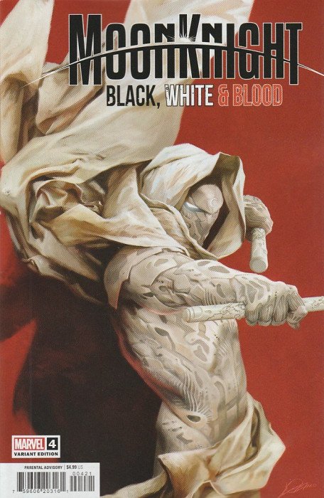 MOON KNIGHT: BLACK, WHITE & BLOOD #4 LOZANO VARIANT
