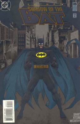 Batman: Shadow of the Bat (1992) #35 (Black Embossed Cover)